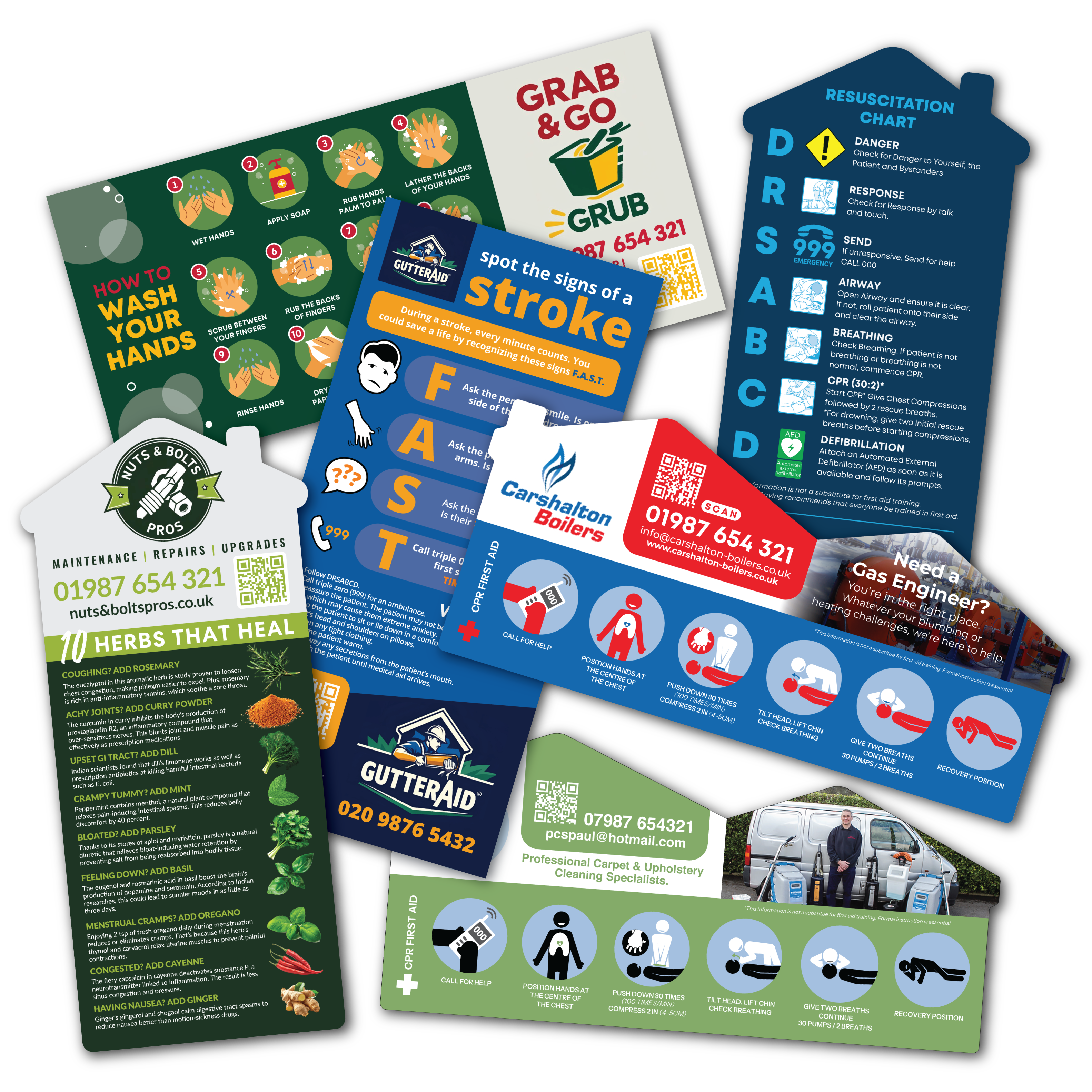 Health and First Aid Magnets