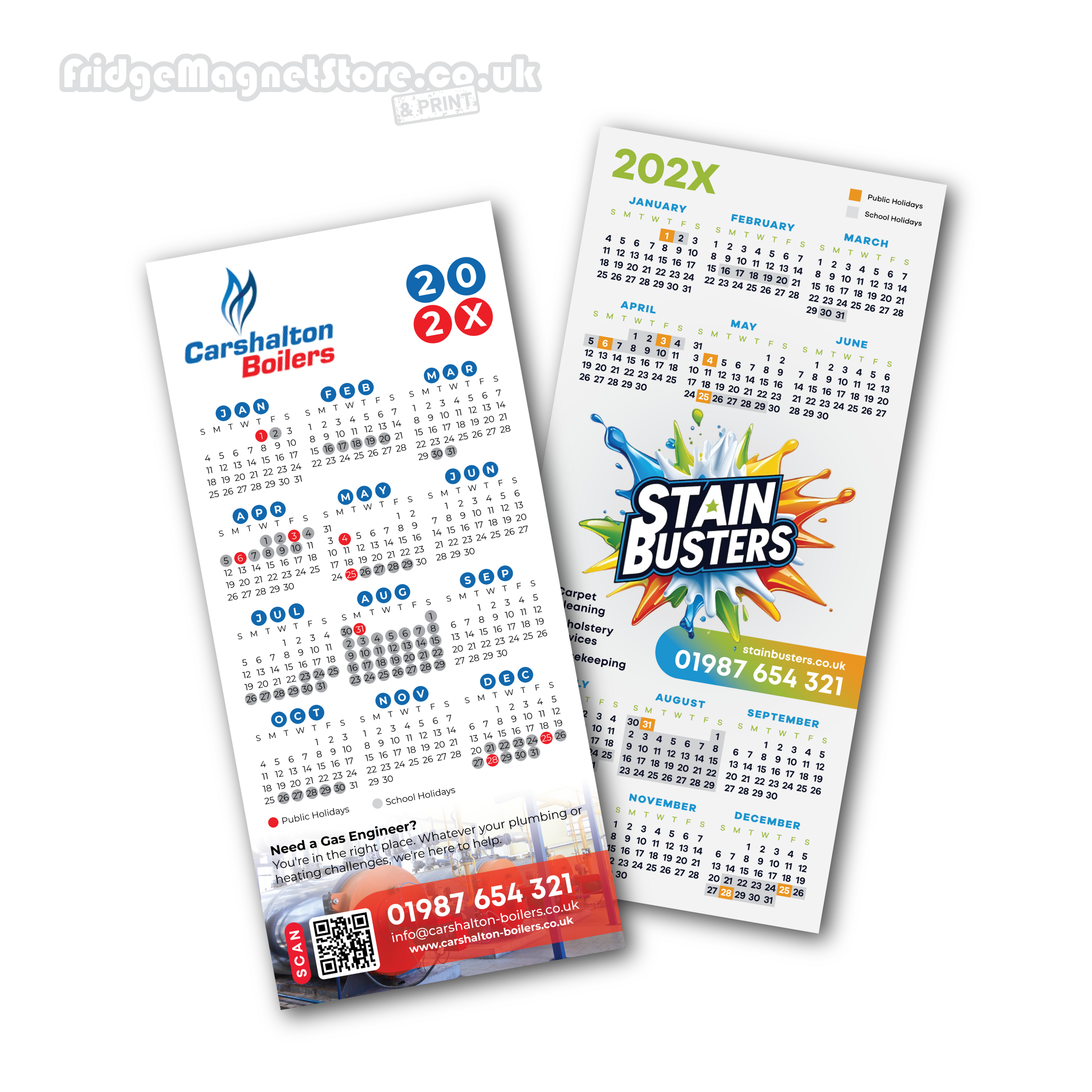 DL Portrait Calendar 99 mm * 210 mm