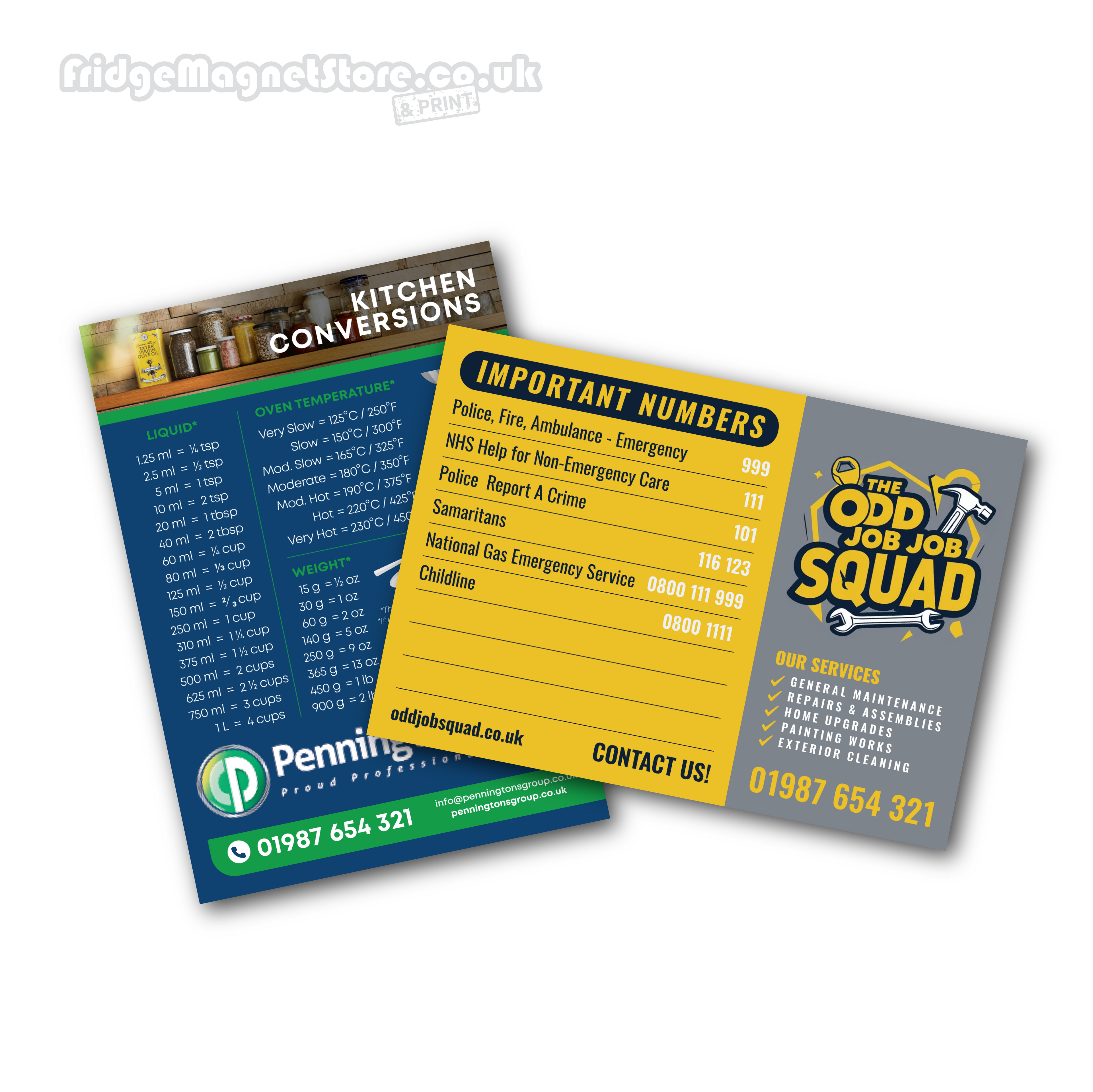 A6 Important Numbers 105 mm * 148 mm