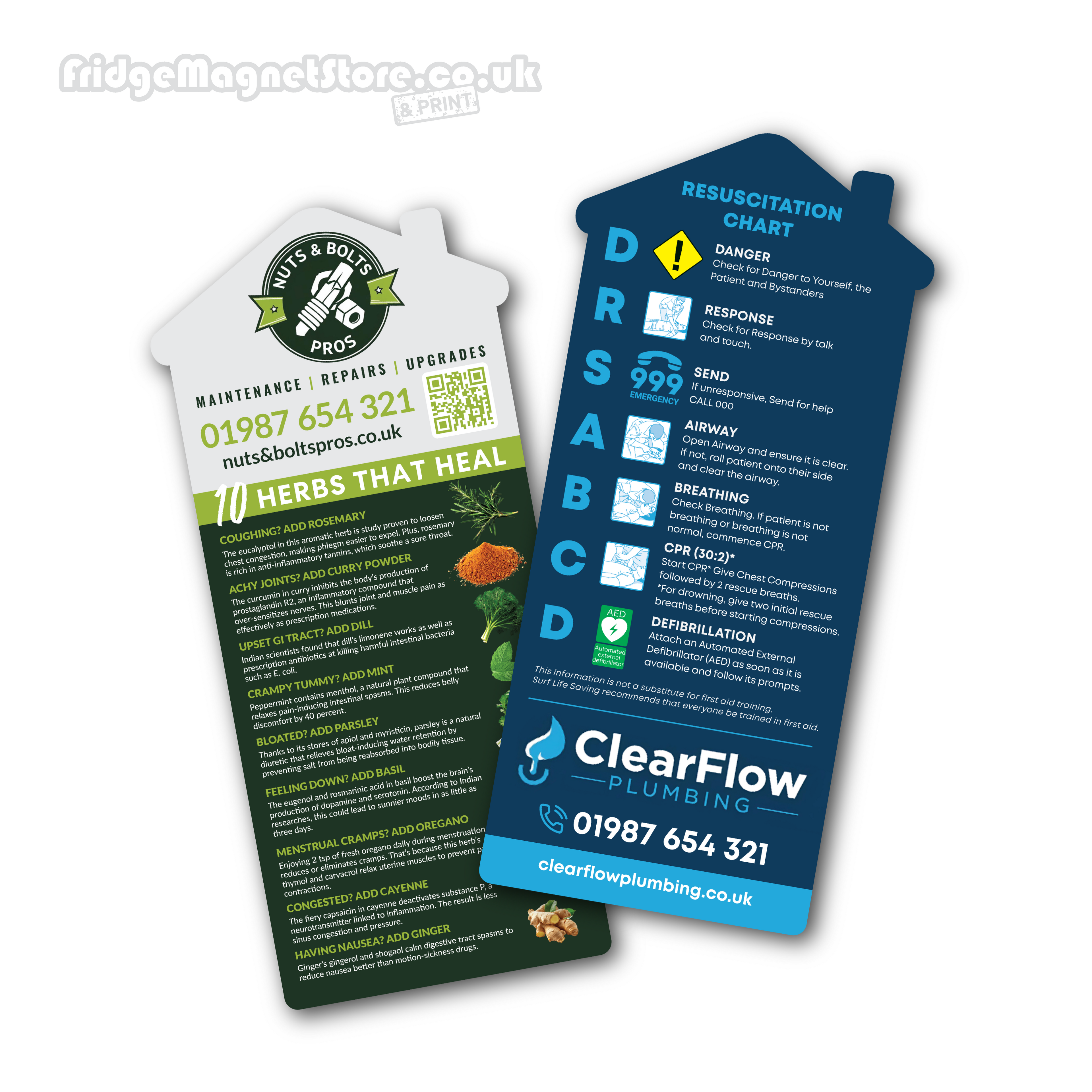 Health and First Aid - DL House Portrait 99 mm * 210 mm