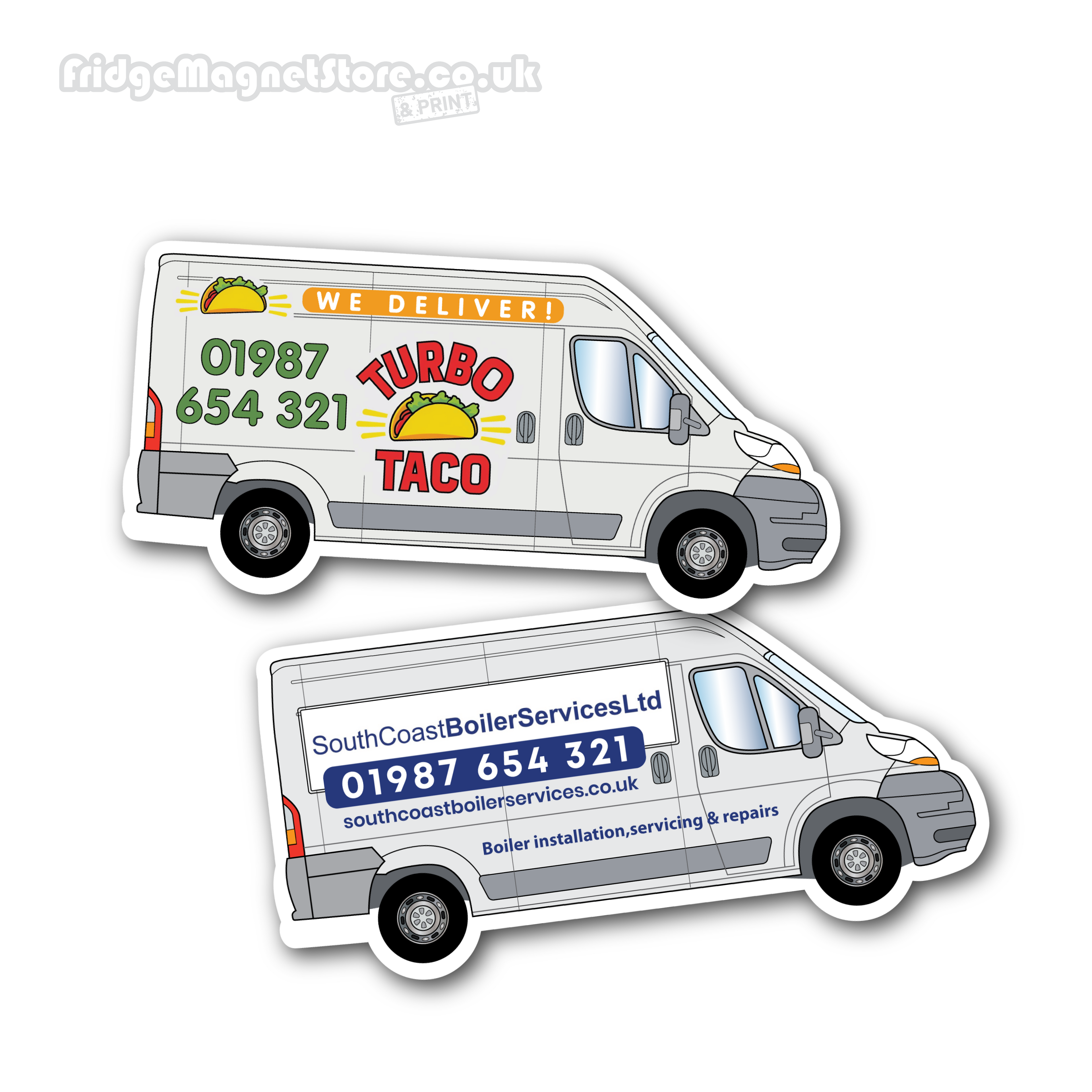 Large Van 63 mm * 129 mm